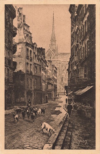 Paris rue haut - du,