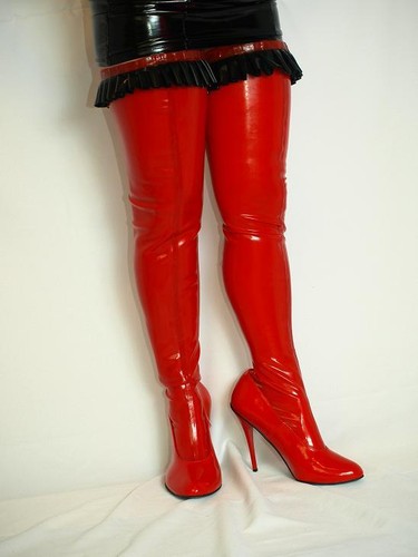 Escarpins bottes vernies pu - bottes,