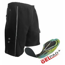 Cuissard homme Berkner MTB MARTIN Cuissard vélo double couche Bike Gear Noir