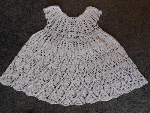 Robe bebe fille - fille, crochet