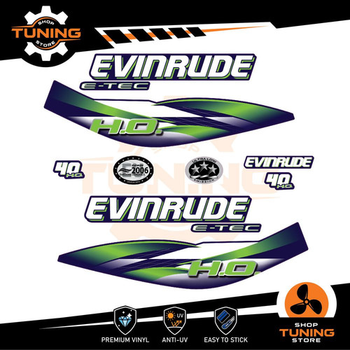 Kit autocollants pour moteur - kit,