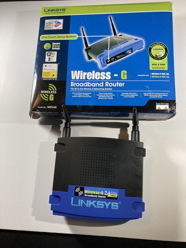 Linksys wrt54g mbps - mbps, 4-port