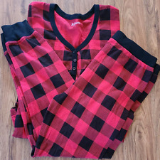 followme 2 Piece Base Layer Thermal Underwear Pajamas Set for Women Size L