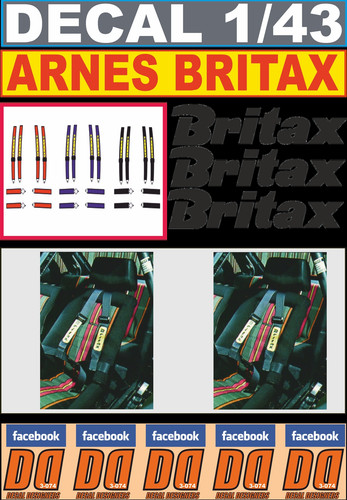 Decal arnes britax - 1/43,
