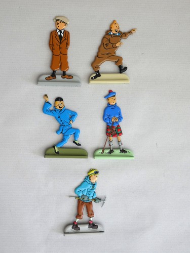 Lot figurines tintin en - de, 5