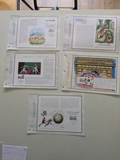 Lot 5 Feuillets 1er Jour SPORT