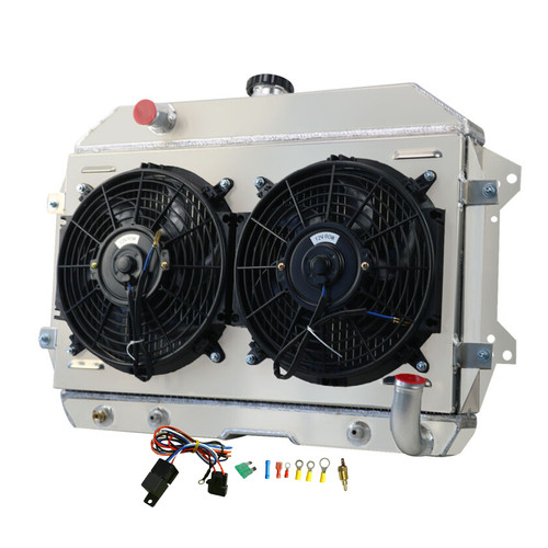 Rows radiator shroud fan - radiator,
