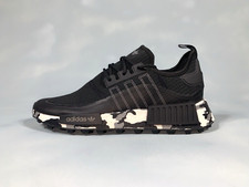 adidas NMD_R1 TR Black White Camo Running Sneakers GX6328 Men's Size 10