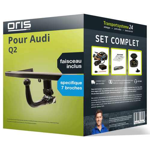 Attelage pour audi - q2, 16-