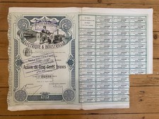 Deco = Societe Generale ELECTRIQUE & INDUSTRIELLE 1899 (F)