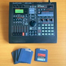 Roland SP-808 with Power Cable and Floppy Disk Tested Working Sampler