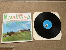 DISQUE VINYLE ALBUM 33 T  30 CM  LUIS MARIANO chante le pays basque 
