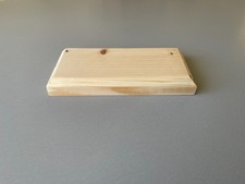 socle en bois brut  19,8 x 9,5