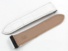 Cartier Santos 100 White Handle 23mm Leather Alligator New Deployant PROMOTION