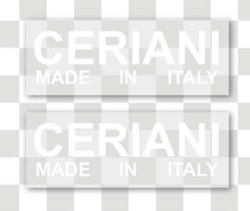 Stickers ceriani blanc - ceriani,