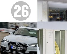 Numéro 26, Autocollant En