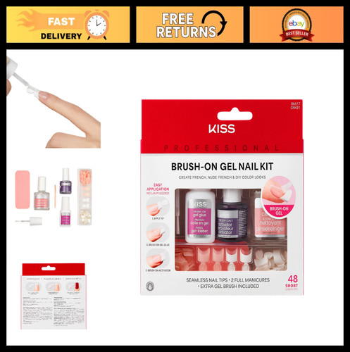 Brush gel nail kit diy - brush-on,