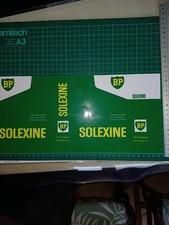 SOLEX  AUTOCOLLANT  POUR BIDON SOLEXINE VERT 1 litre (34,7 cm  sur 16,5 cm)