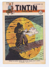 Journal  TINTIN  Edition BELGE  n°47  20 novembre 1947  couverture JACOBS   TBE