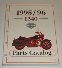 Harley 1995 1996 Parts Manual 1340 Flt Softail Dyna Touring Fat Bad Boy Ultra