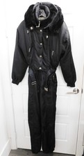 Metropolis Couloir Black Hooded Ski Snow Suit Women’s Size 10