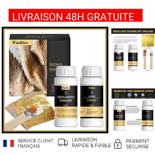 Kit dorure feuilles or - feuilles, d'or
