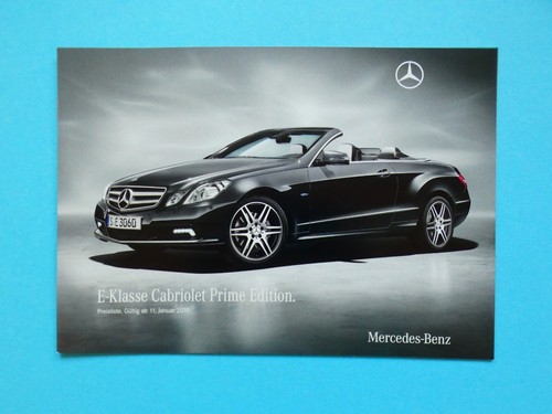 Brochure mercedes a207 - -,