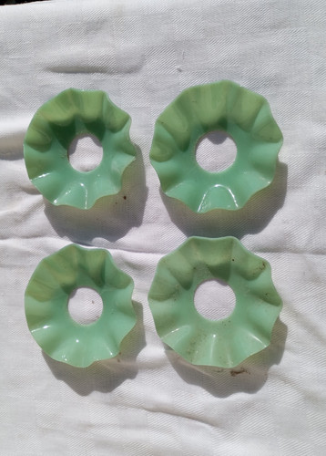 Coupelles bobeche opaline - coupelles,
