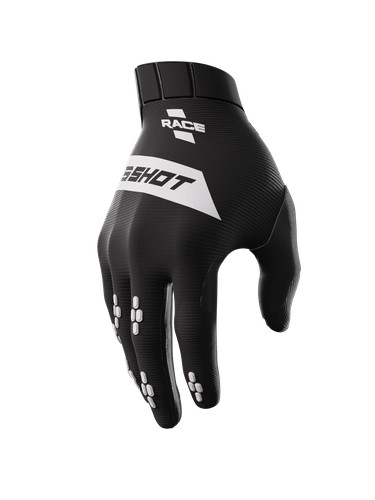 Gants moto shot - race, noir