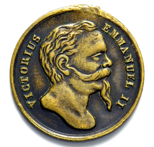 Médaille jeton italie france - médaille,