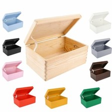 Creative Deco Boîte de Rangement en Bois | 30 x 20 x 14 cm | 10 Couleurs 