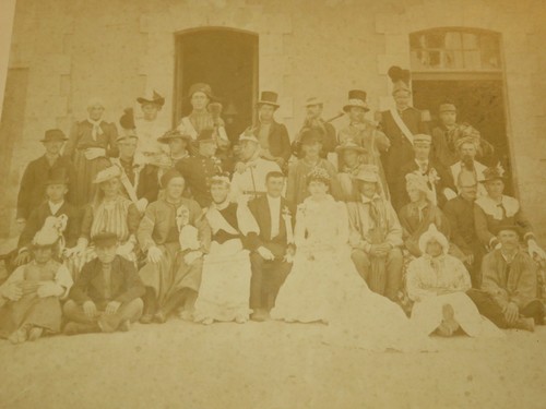 Photo ancienne fete faux - ancienne,