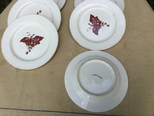 Lot assiettes vintage - 6,