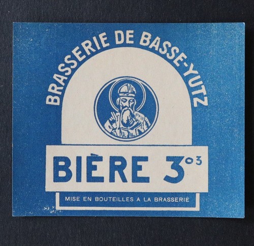 Old label bass yutz beer - label, bass-yutz