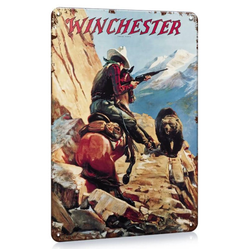 Plaque publicitaire winchester - plaque,