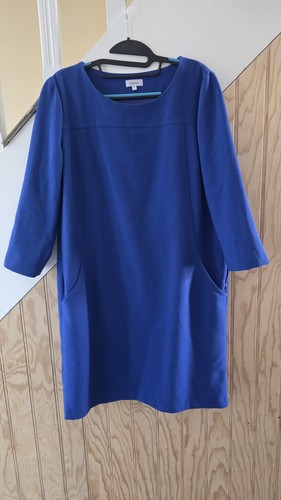 Antonelle robe fourreau bleue