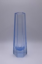 Moser Vintage Purple Alexandrite Neodynium Hand-Cut Faceted Vase 6-inch