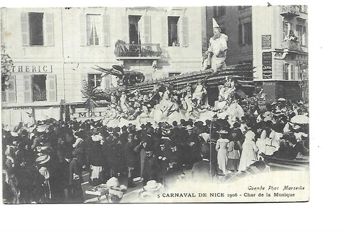 Carnaval nice 1906 - nice, char