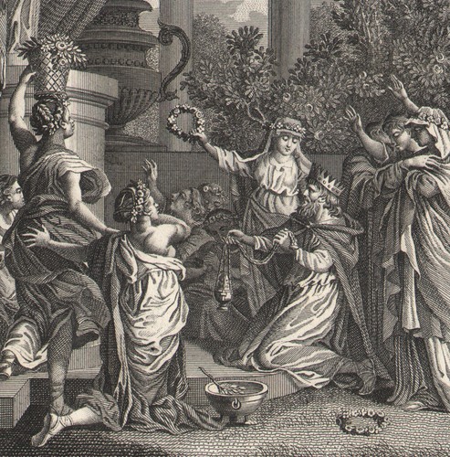 1800 old testament engraving - old,
