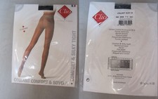 CLIO Size 4 Slim Silky Tights Made in France 15 Denier