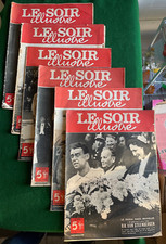 6 x Le Soir Illustre. Sept & Oct 1947 Avril Mai Juin Septembre 1950