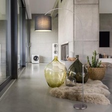 LED Arc Lampadaire Gris la Vie