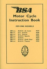 Manuel De Moto BSA Livre M20