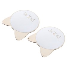  2 Pcs Miroir En Forme De Chat