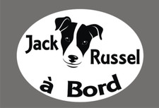 * 1 Sticker -  Jack Russel à