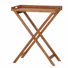 Tablette En Acacia FSC®-100% Naturel, Pliable, Table De Camping Pour Griller