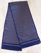 foulard écharpe bleu marine homme ou femme :: écharpe ou bandeau vintage