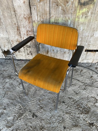 Fauteuil ancien métal chromé - fauteuil,