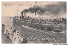 CAR-ADZP7-0420-BATEAU - Ostende - Le départ de la malle a turbines - Princess
