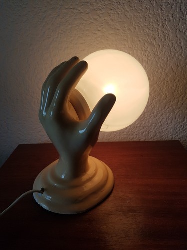 Lampe céramique opaline - lampe, et